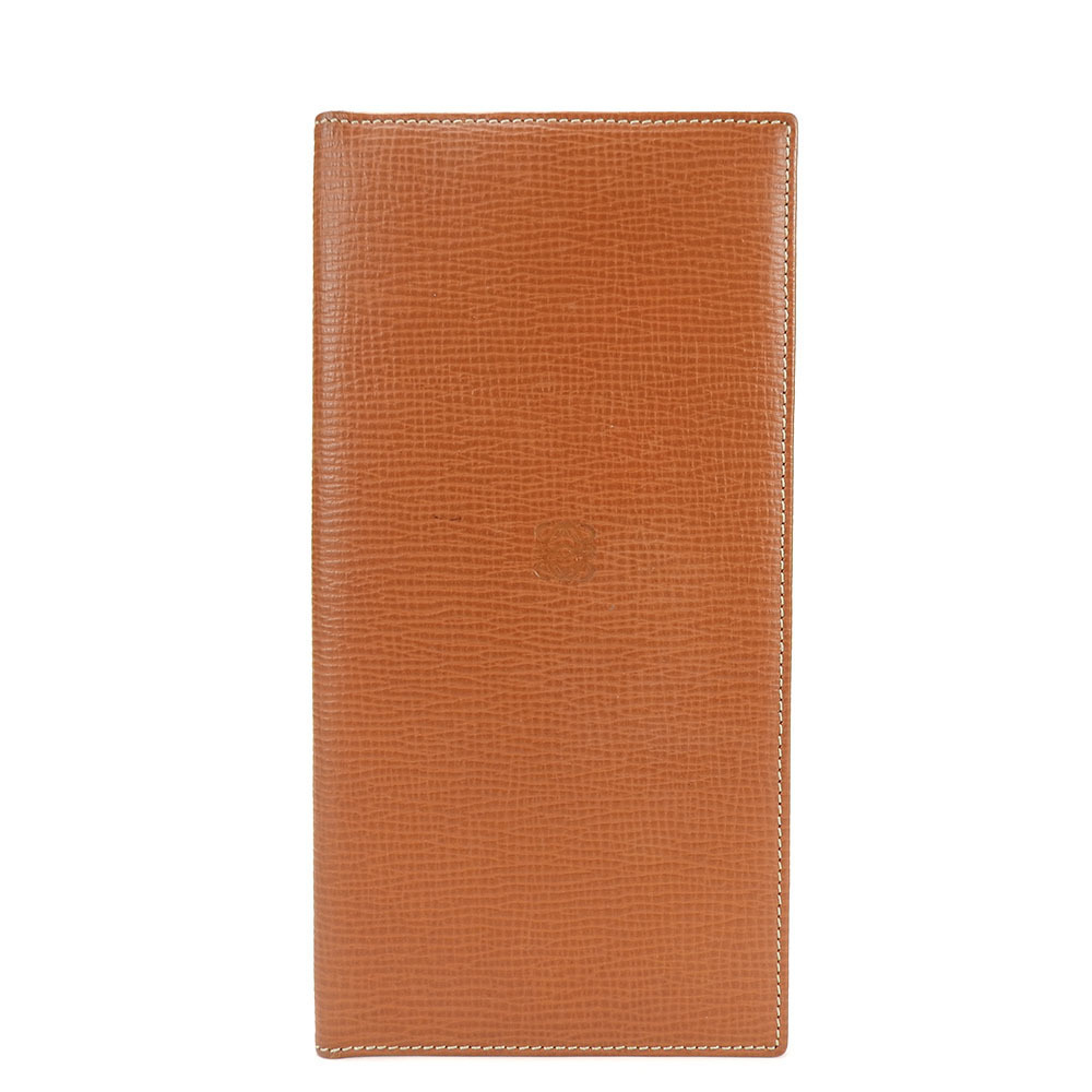 Loewe Loewe Leather Bill Compartment Wallet Leather Long Wallet